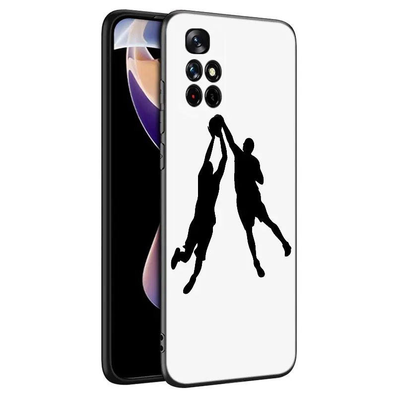 Чехол для телефона с баскетбольной площадкой Xiaomi Redmi Note 7 8 8T 9 9S 10 10S 10T 11 11S 4G 11E 11T Pro |