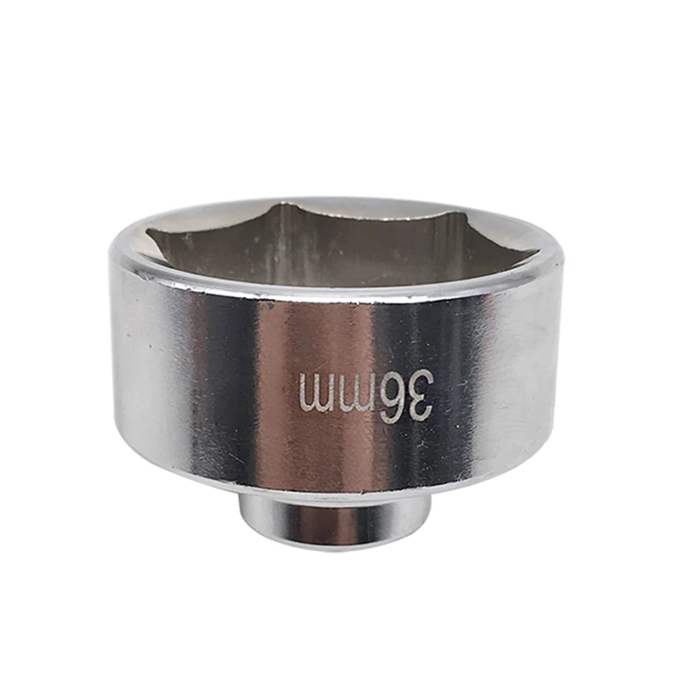 

36mm Metric Auto Non Slip Tools Low Profile Car Accessories Oil Filter Socket Wrench Remove Canister Housing Durable Firmly Mini