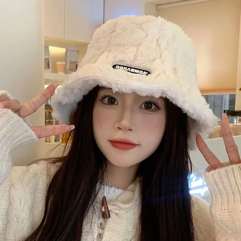 

골프모자 2023 Winter Women Golf Cap Unisex Plush and Thick Windproof and Coldproof Fisherman's Hat Korean Reviews Many Golf Cap