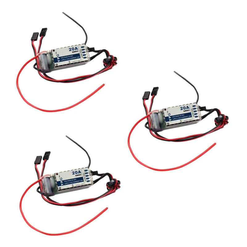 

3X YPG 20A HV SBEC For No Programming Required Model Remote Control Toy YPG Series 20A SBEC Brushless ESC
