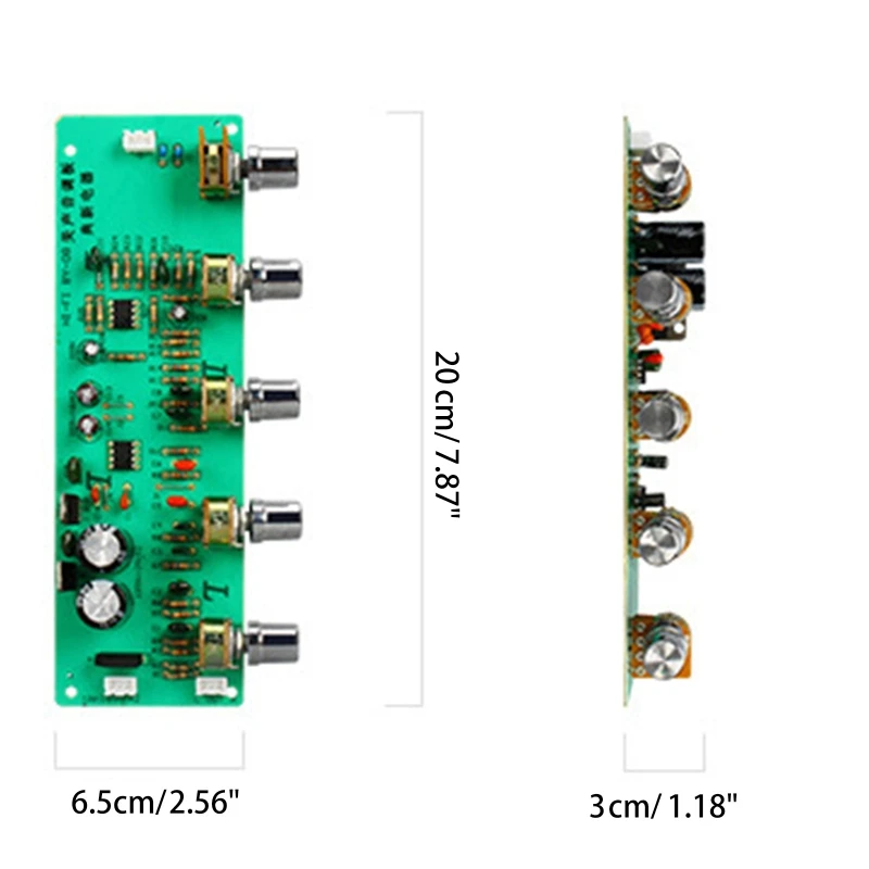 Плата цифрового предварительного усилителя 2x220UF 35V фильтрующий конденсатор для