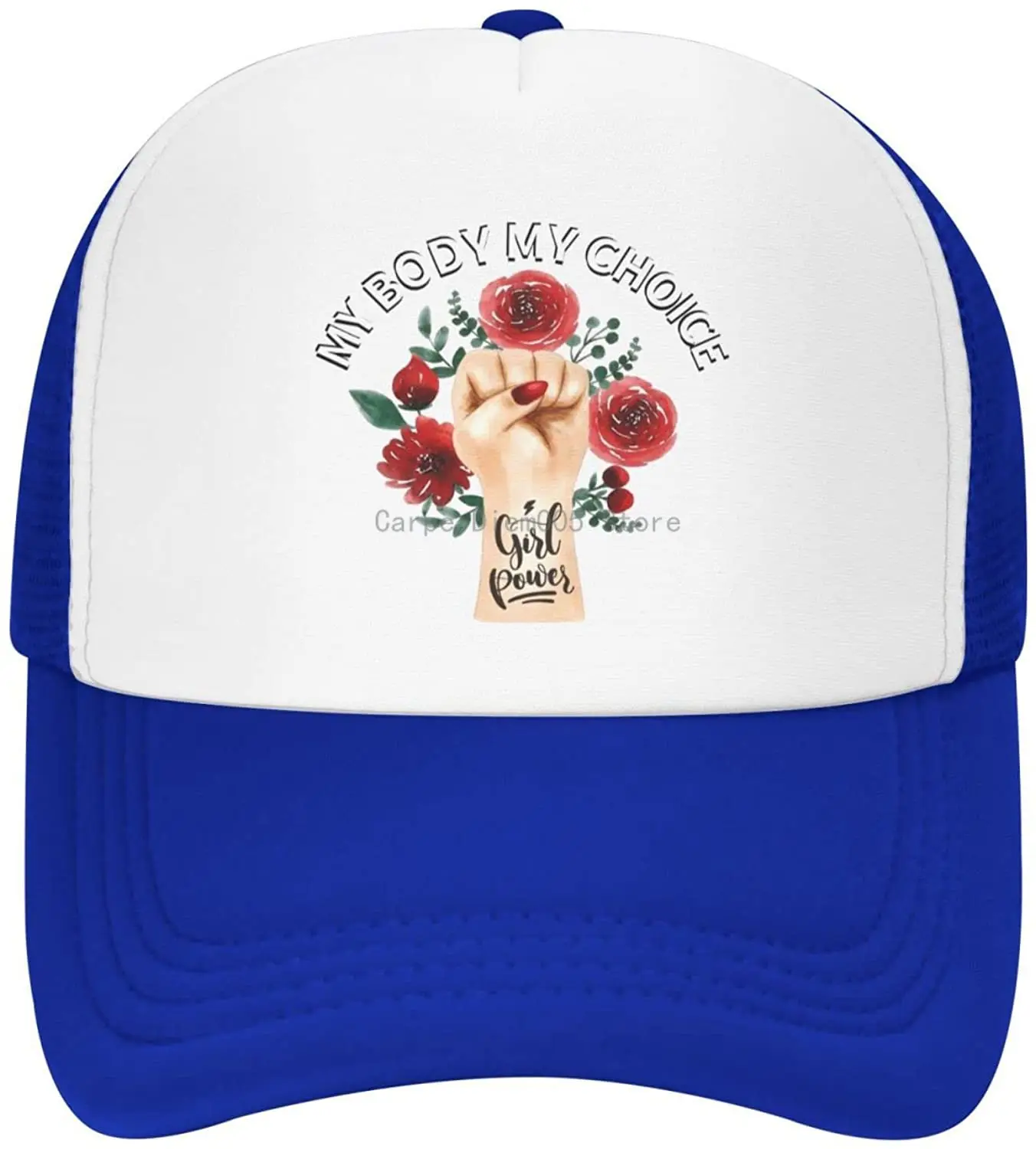 

My Body My Choice Trucker Hat, Pro - Life Mom Hat，Anti-Abortion Baseball Cap, Defend Women's Reproductive Rights Dad Hat