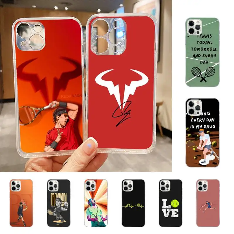 

Tennis Superstar Rafael Nadal Phone Case For Iphone 7 8 Plus X Xr Xs 11 12 13 Se2020 Mini Mobile Iphones 14 Pro Max Case