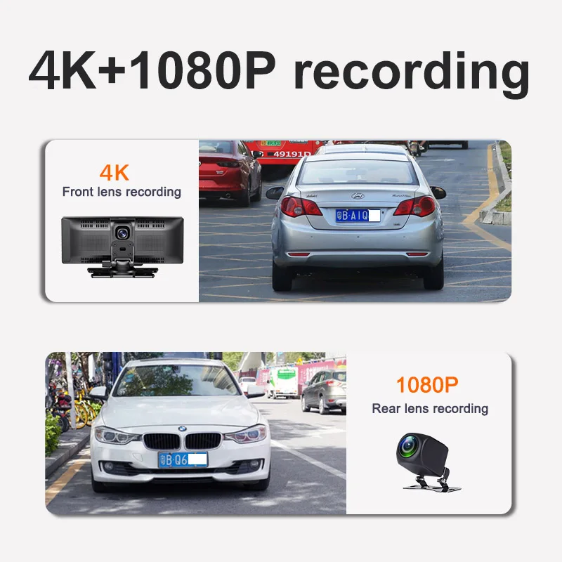 Фото Видеорегистратор HGDO 4K с камерой заднего вида и поддержкой Wi-Fi №2