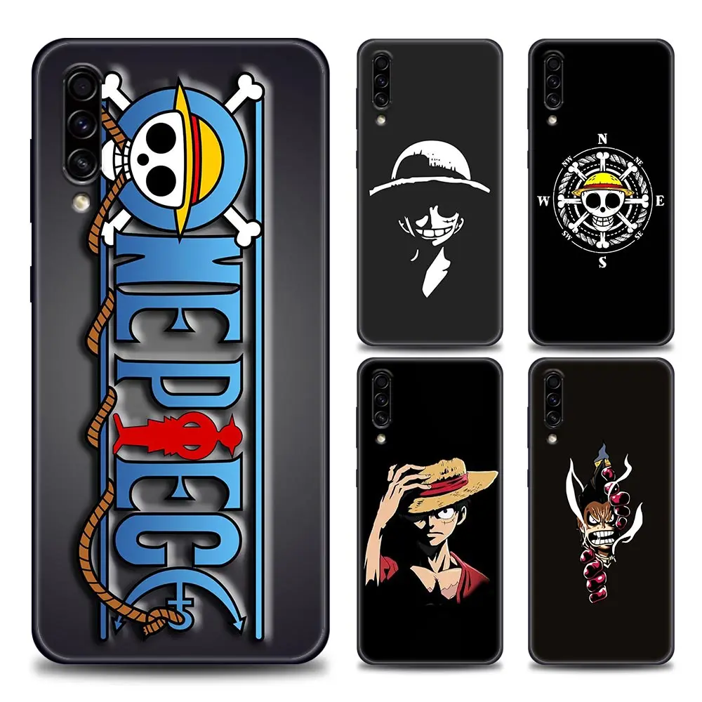 

One Piece Luffy Manga Silicone Case For Samsung Galaxy A30s A50 A60 A70 A80 S A90 F41 F52 A9 2018 Soft TPU Cover Straw Hat Anime