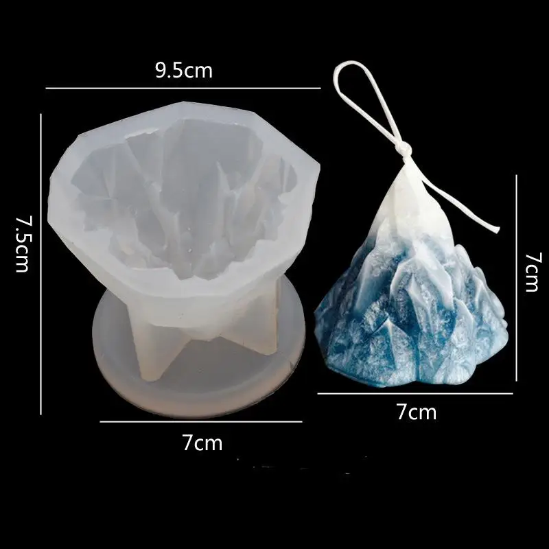 Форма для вулканической свечи искусственная эпоксидная форма создания