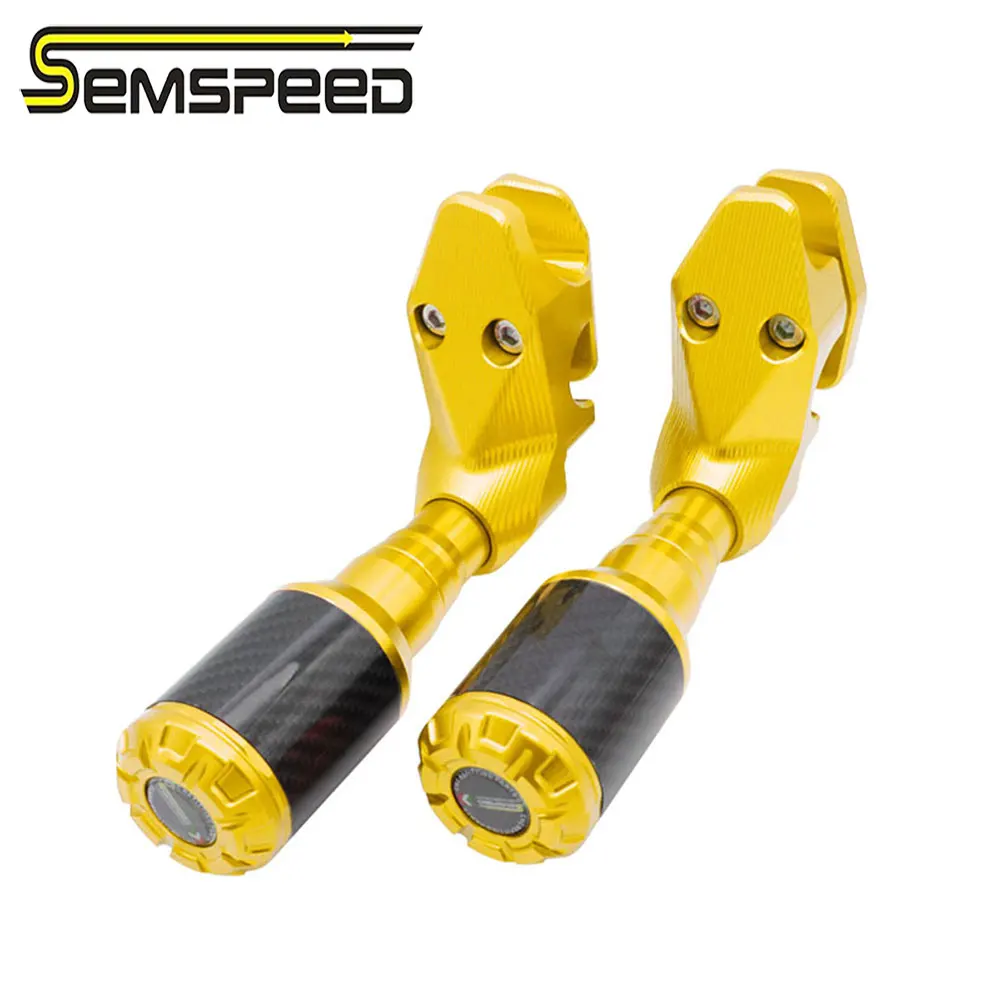 

Semspeed для CFMOTO 450SR 2022 2023 Рамка Анти-крушение ползунок Защита тела Защита от падения защитная рамка ползунок коврик из углеродного волокна