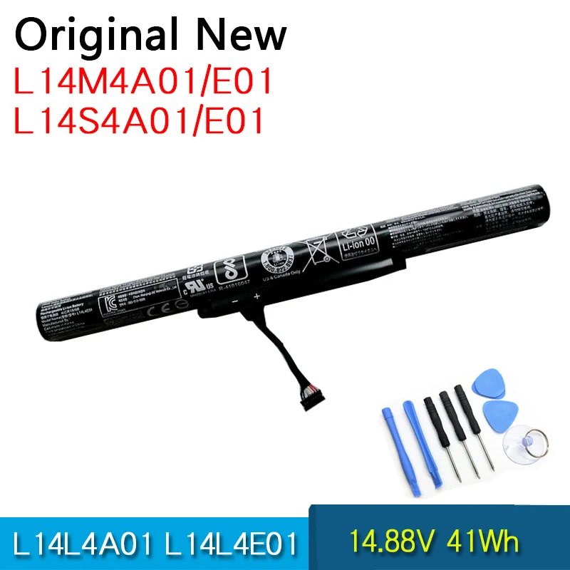 

Оригинальная батарея L14L4A01 L14L4E01 L14M4A01 L14M4E01 L14S4A01 L14S4E01 для Lenovo Ideapad 500 Z41 Z51 Z41-70 V4000 Y50C