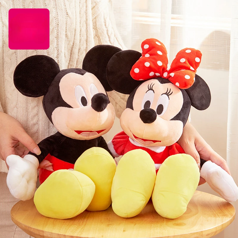 

Disney Mickey Mouse Minnie Mouse doll car interior decoration household wedding press plush toy doll annual meeting mascot