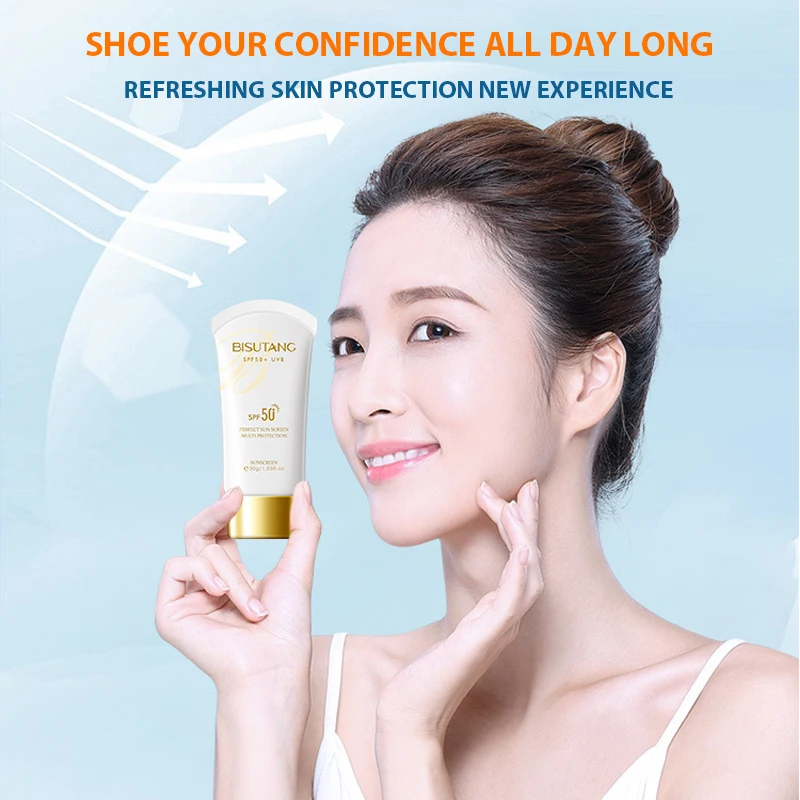 Солнцезащитный отбеливающий крем для лица и тела солнцезащитный от солнца ухода