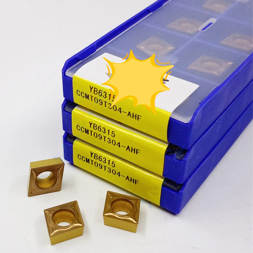 

ZC-CT CCMT09T304-AHF YB6315/CCMT09T308-AHF YB6315/CCMT09T304-AHF YB9320/CCMT09T308-AHF YB9320 CNC carbide inserts 10PCS/BOX