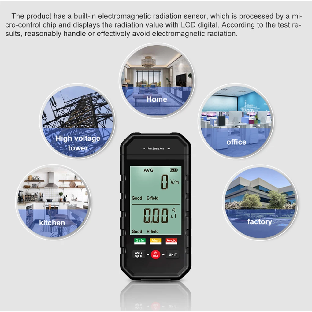 

Geiger Counter Radiation Detector Testing Tool Industrial Supplies Craftsmanship Battery-operation Safety Small Dosimeter