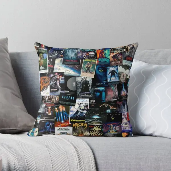 

Sci Fi Movie Posters Printing Throw Pillow Cover Case Fashion Bedroom Bed Car Fashion Wedding Cushion Soft Pillows not include