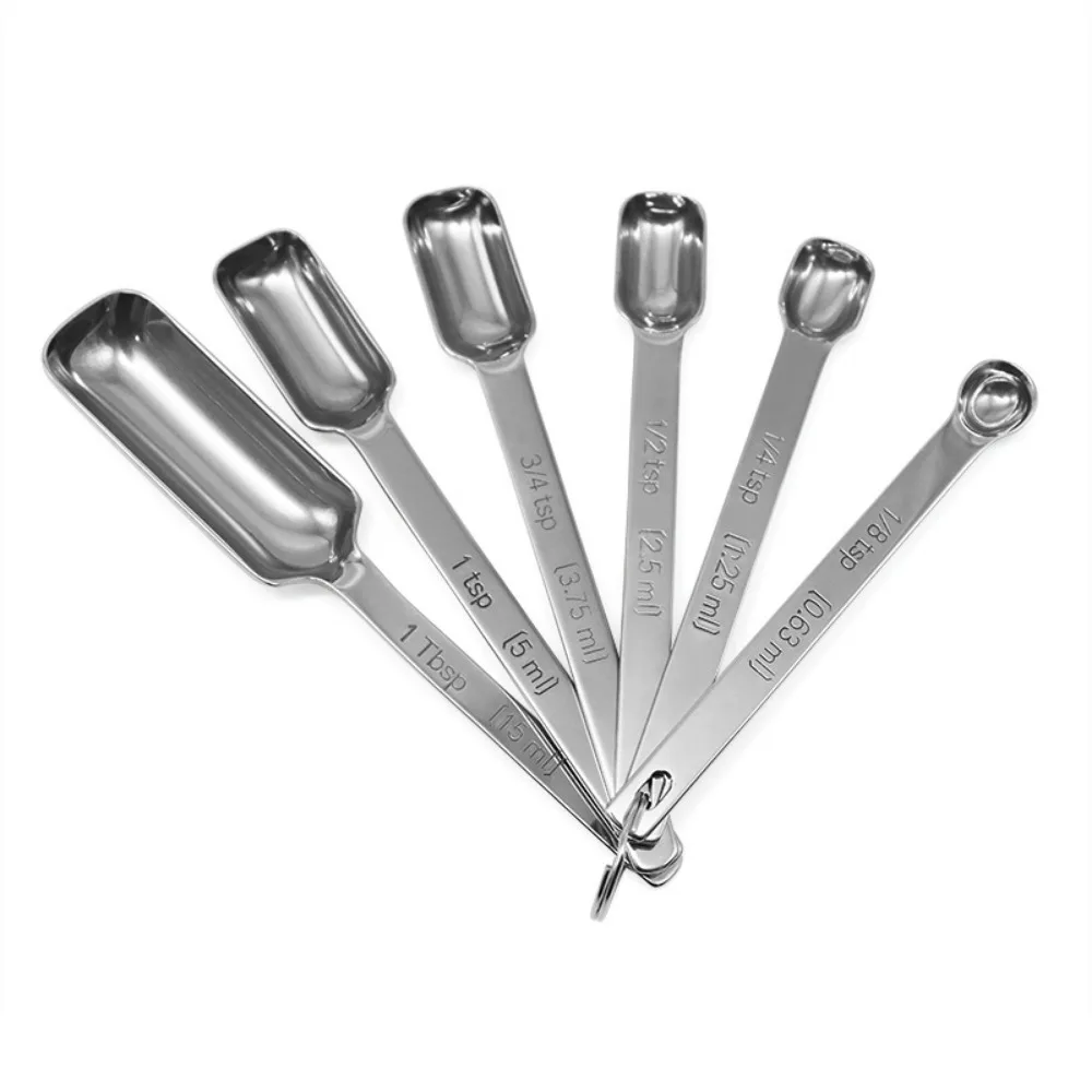 

Мерные ложки из нержавеющей стали, 6 шт.