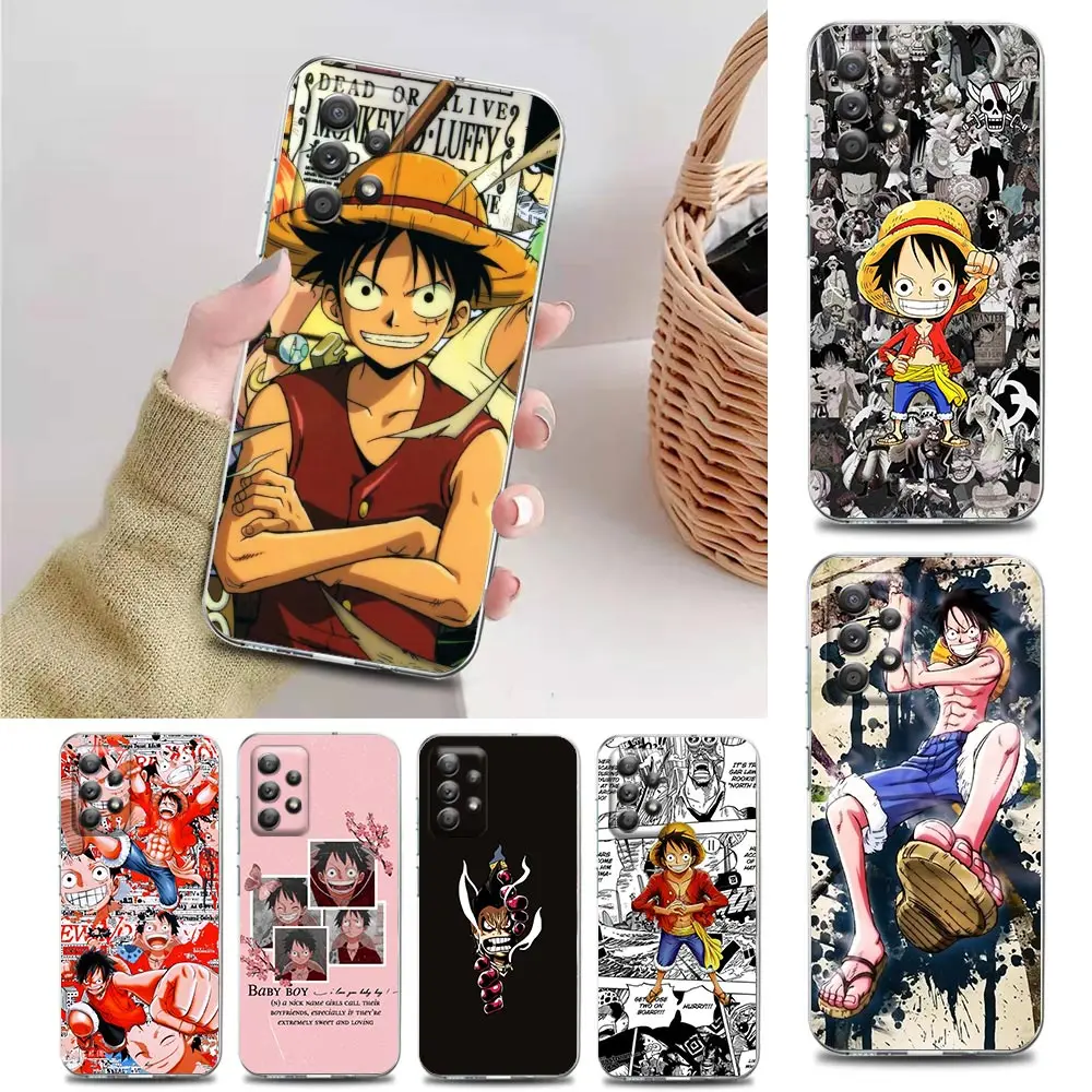 

Anime One Piece Monkey D. Luffy Phone Case for Samsung A01 A11 A12 A13 A22 A23 A31 A32 A41 A51 A52 A71 A72 A73 4G 5G TPU Case