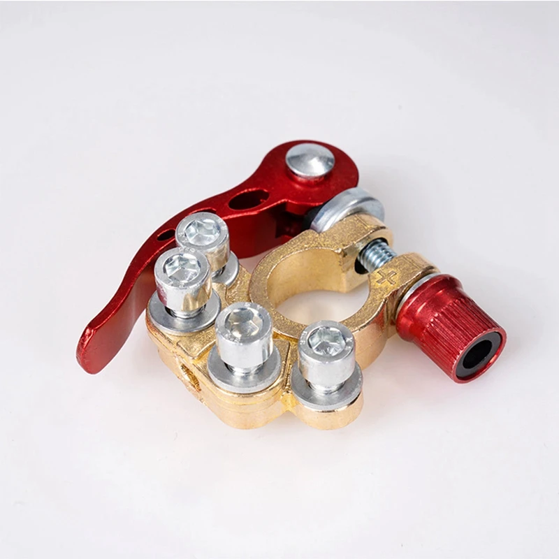 2 Клеммы для аккумулятора 12-вольтовый 4-ходовой Полюсный Зажим автомобильного