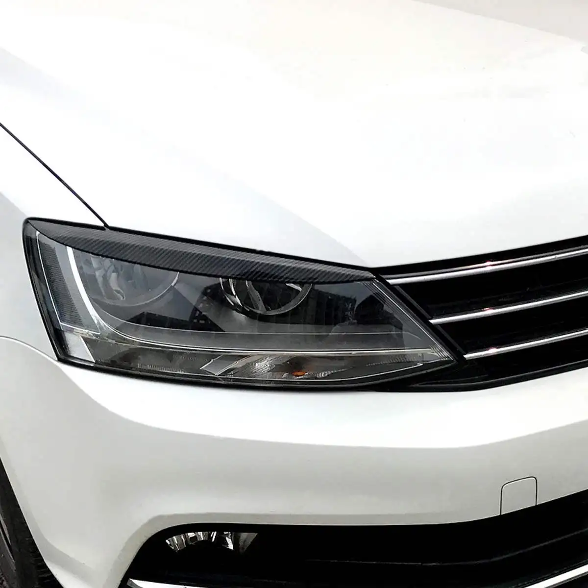 2 шт./лот накладки на фары веки для бровей из АБС-пластика Volkswagen VW Jetta MK6 Sagitar NCS 2010