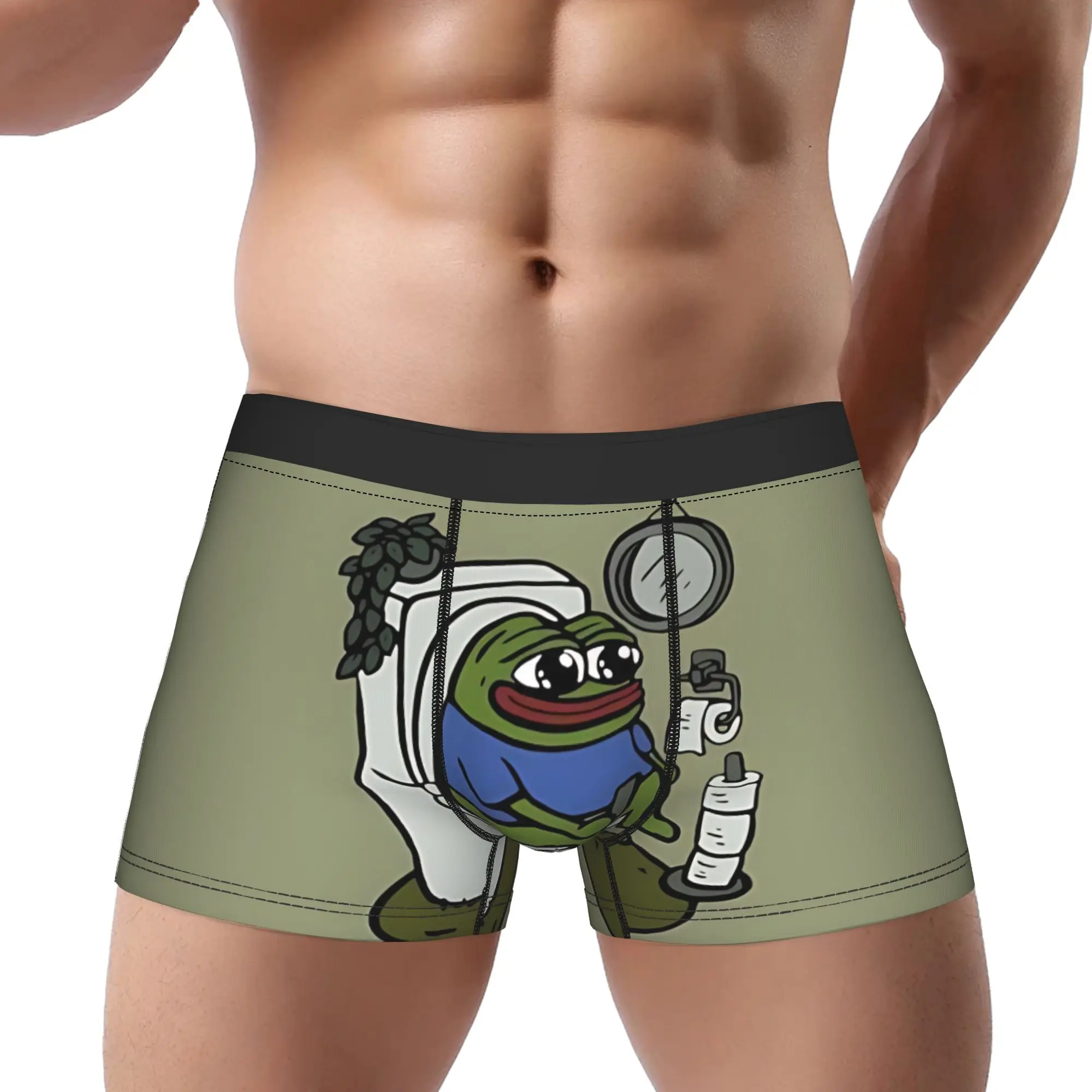 Фото 1 шт. P-Pepes Angry Underpants, дышащие трусы, мужское нижнее белье, вентилируемые шорты №1