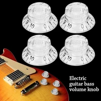 guitar accessories bass tuning switch electric guitar speed control tone volume knobs hat shape knob for les paul lp