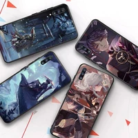 genshin impact scaramouche phone case for samsung a51 a30s a52 a71 a12 for huawei honor 10i for oppo vivo y11 cover