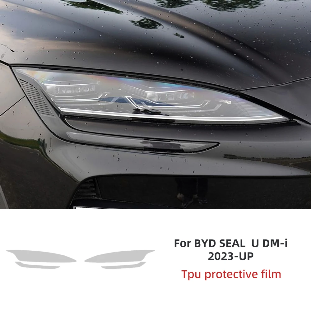 Для BYD SONG PLUS DM-i SEALION 6 DM-i 2023-2025 ТПУ пленка для фар заднего вида B C стойки предварительно вырезанная защитная пленка от царапин