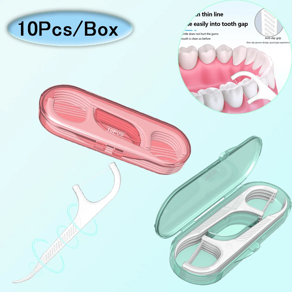 10 шт./коробка пластиковые межзубные щётки