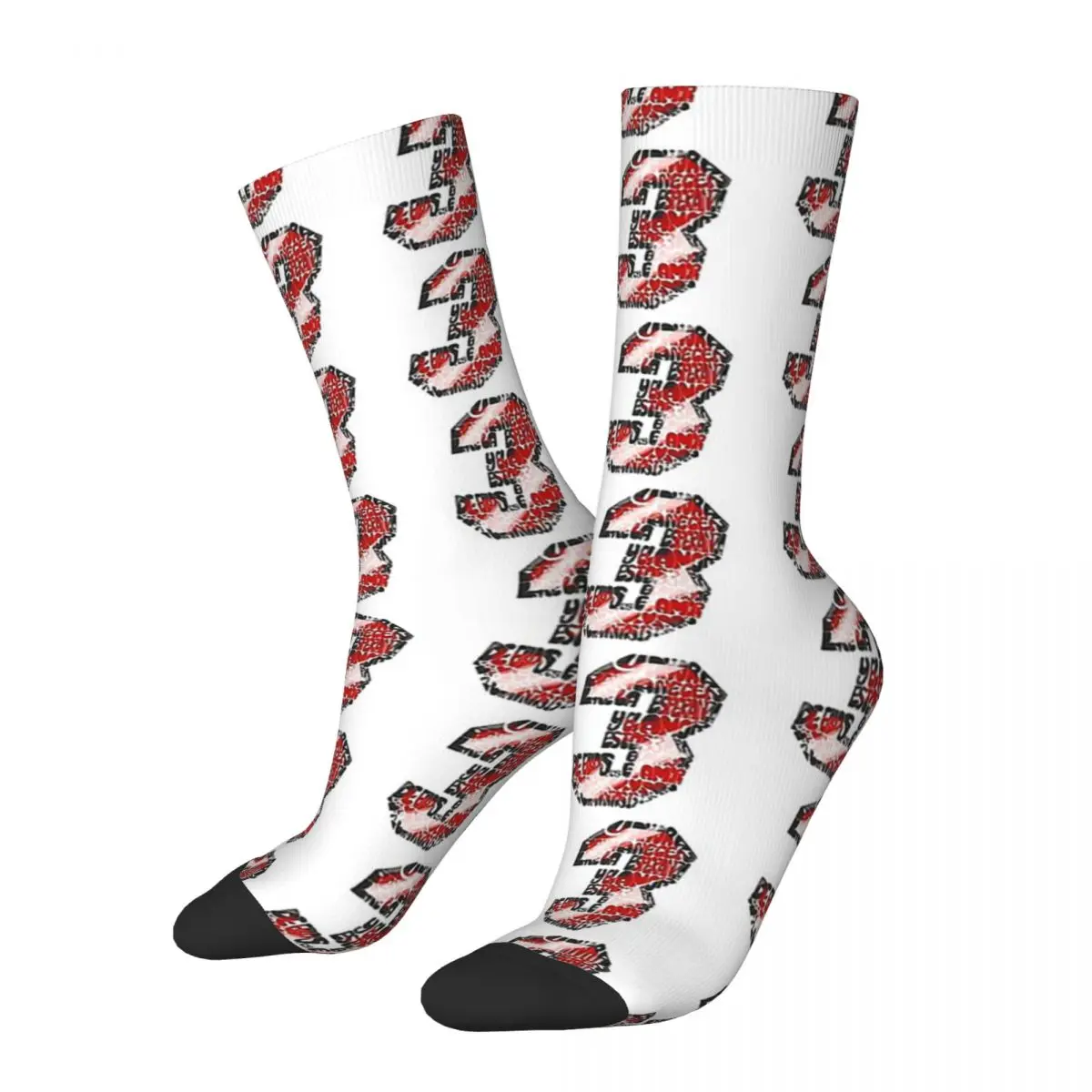 

Funny Men's compression Socks Cosas Poner En Practica Fe, Esperanza Y AMOR Retro Harajuku Y-3 Yohji Yamamoto Seamless Crew Sock