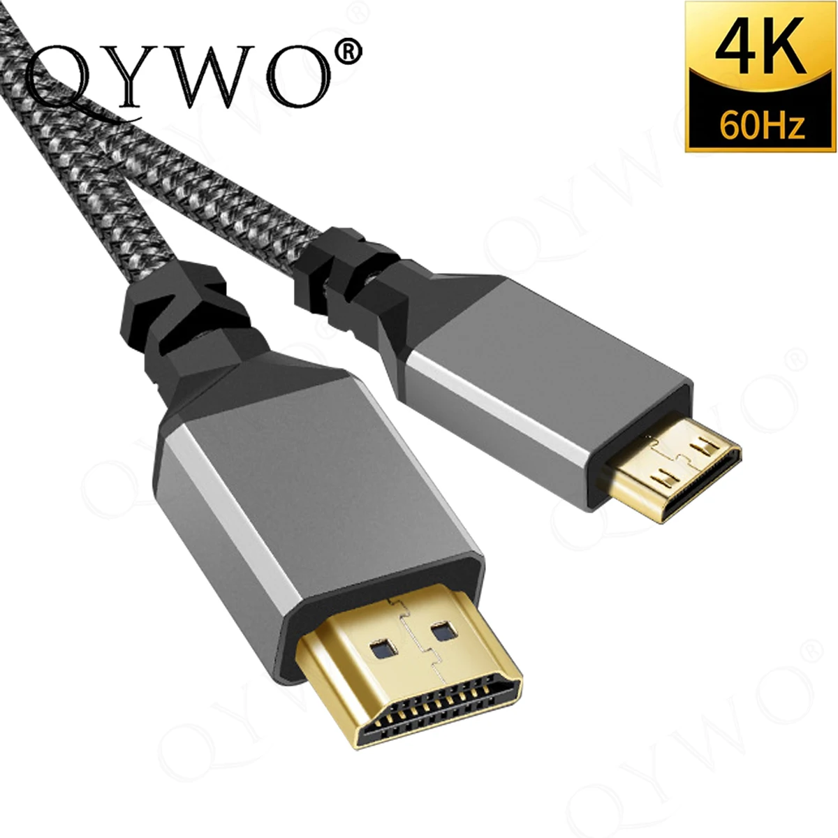 Mp4 Camera Display Braided Hdmi Cable Adapter