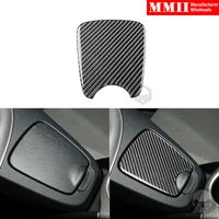 water cup holder cover sticker trim for toyota prius 2012 2015 real carbon fiber car interior styling decoration accessories