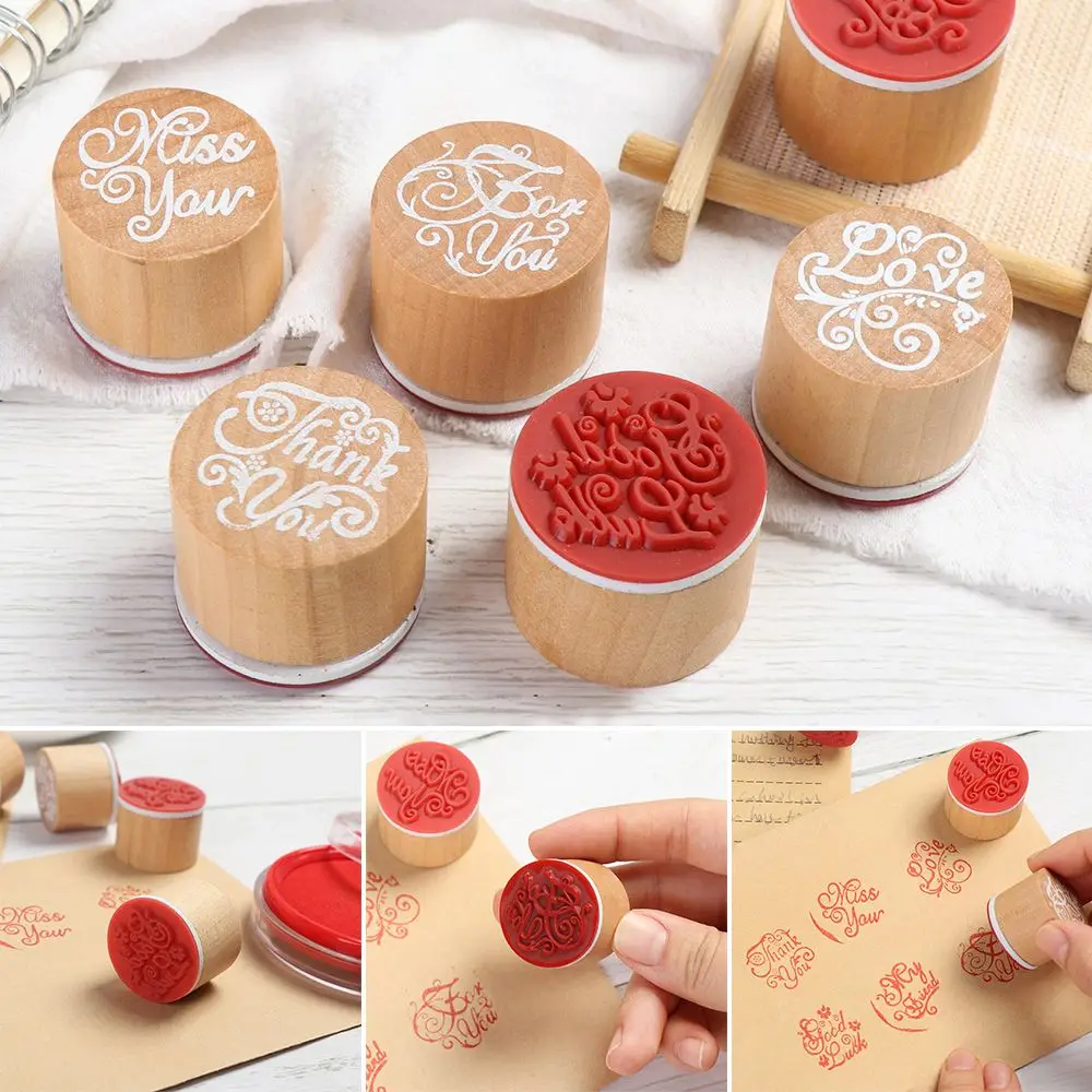 

Painting Daily Planner Decor Thank You For You Scrapbooking Wooden Rubber Stamp Letter Stamp Blessing Greeting Words