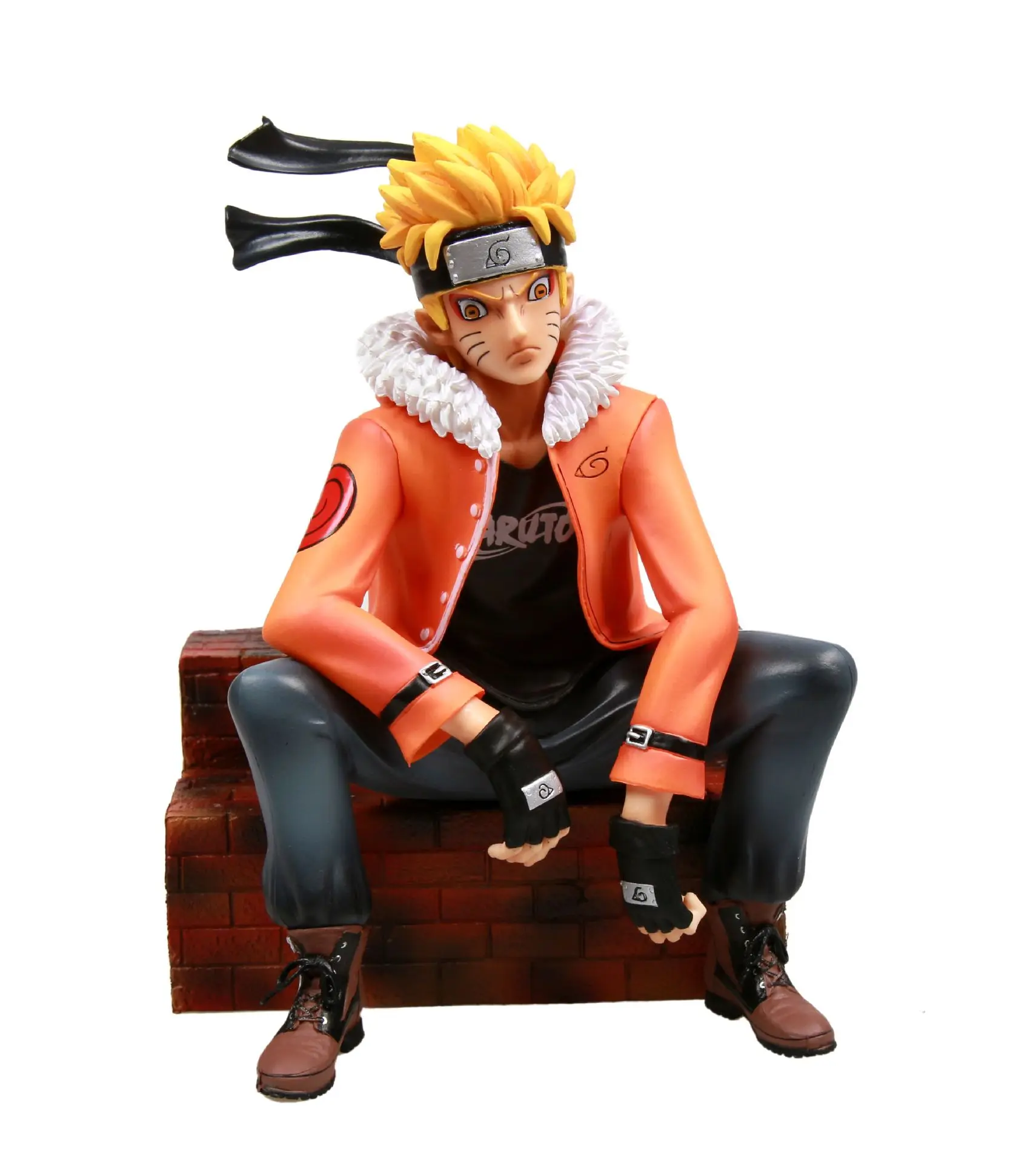 

Naruto leader Chao brand underworld Naruto sitting statue hand-made model ornaments