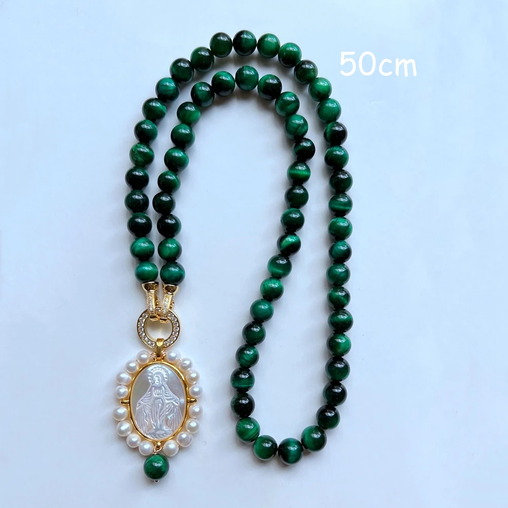 

promotion! Natural Freshwater Pearl Guadalupe & Guadalupe Mother Pearl Necklace Lady Baby Mother Pearl Necklace for women & Gift
