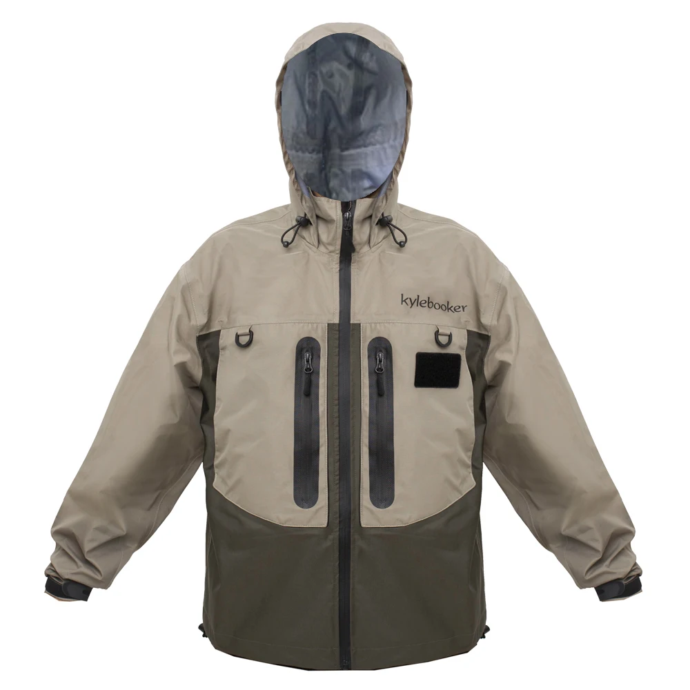 New Men's Breathable  Fly Fishing Wading Jacket  Waterproof  Fishing Wader Jacket  Clothes Outdoor Hunting Fishing Clothing