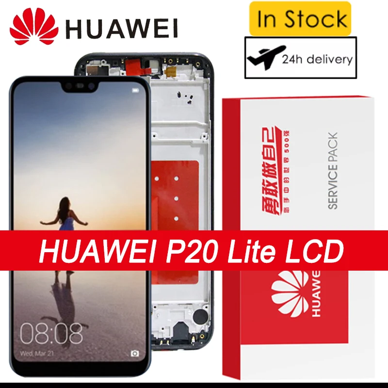 100% Оригинальный дисплей 5 84 дюйма для HUAWEI P20 Lite ANE-LX1 Nova 3e ЖК-дисплей с сенсорным
