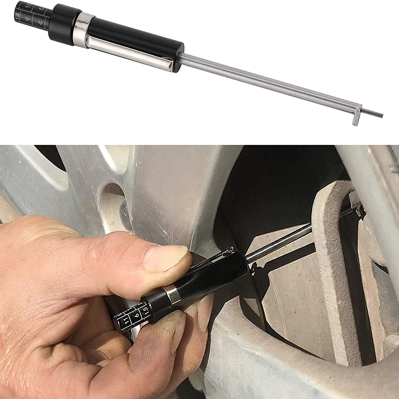 

Brake Pad Measuring Gauge Brake Pad Scale Brake Pad Detection Pen Brake Pad Test Special Tool For Car Tire