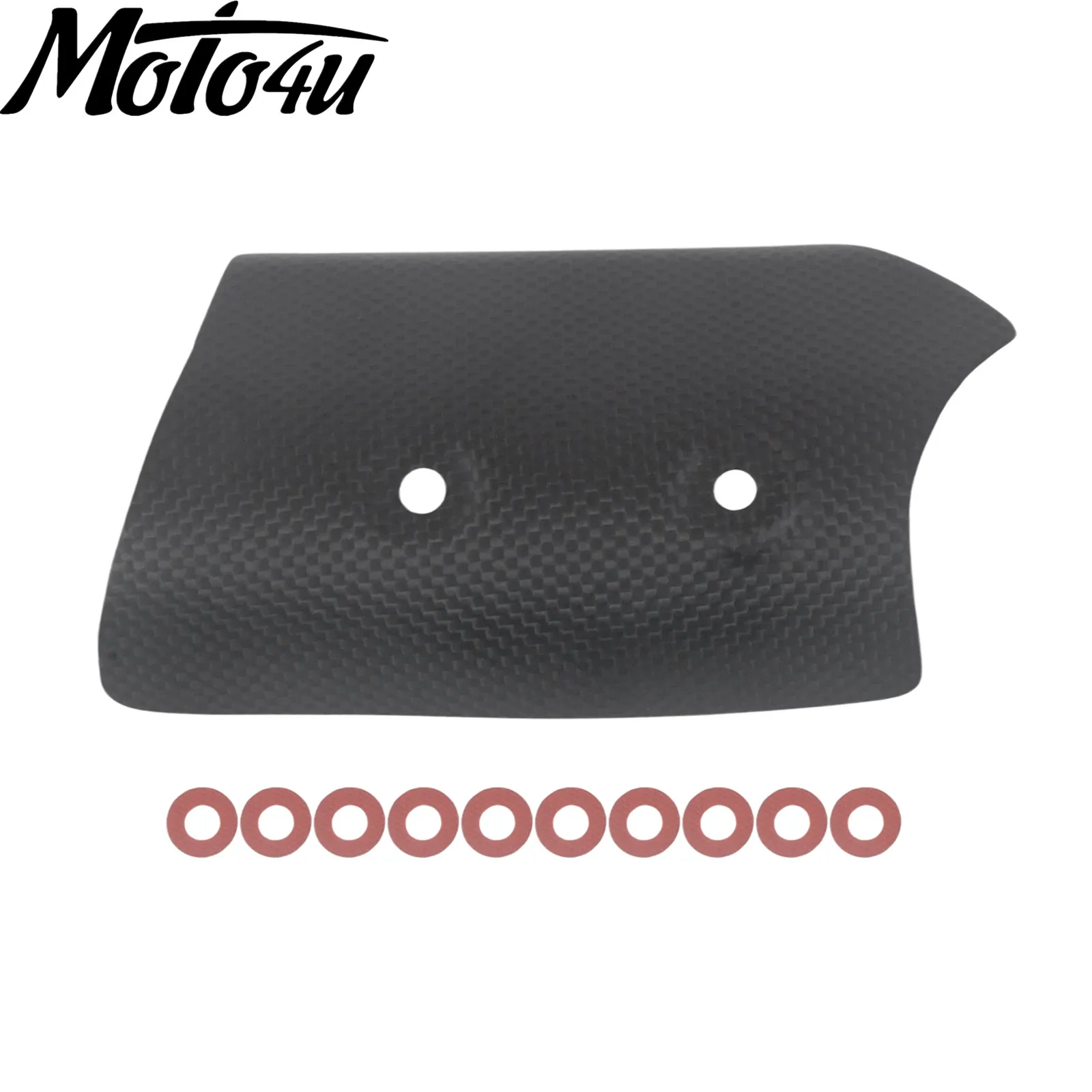 

Для Ducati 1098 848 1198 100% углеродное волокно мотоцикла верхняя теплозащитная крышка защита выхлопной трубы