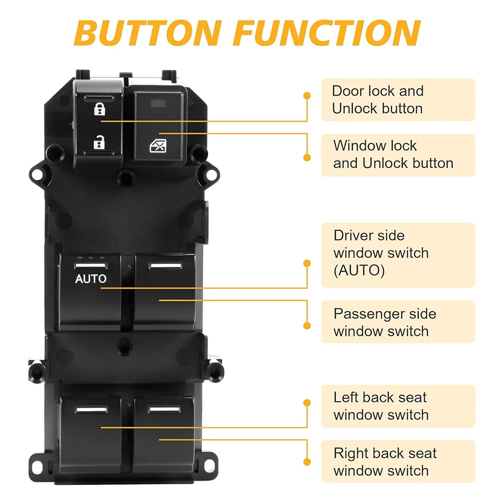 Кнопка переключения главного окна питания 35750-TA0-A02 35750-TB0-H01 для Honda Accord EX LX 2008 2009 2010
