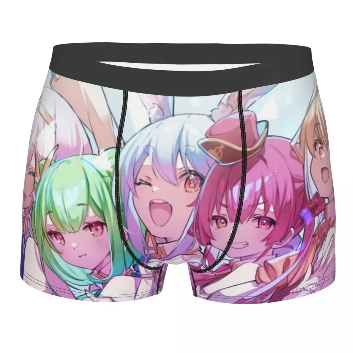 

Characters Men Boxer Briefs Hololive Breathable Funny Underpants High Quality Print Shorts Birthday Gifts