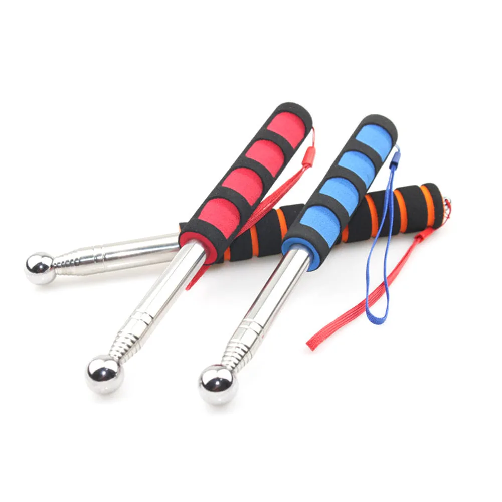 

115CM Hollowing Drum Hammer Sound Detection Hammer Inspection Tool Thickened Telescopic Rod Detection Hammer Test Hammer