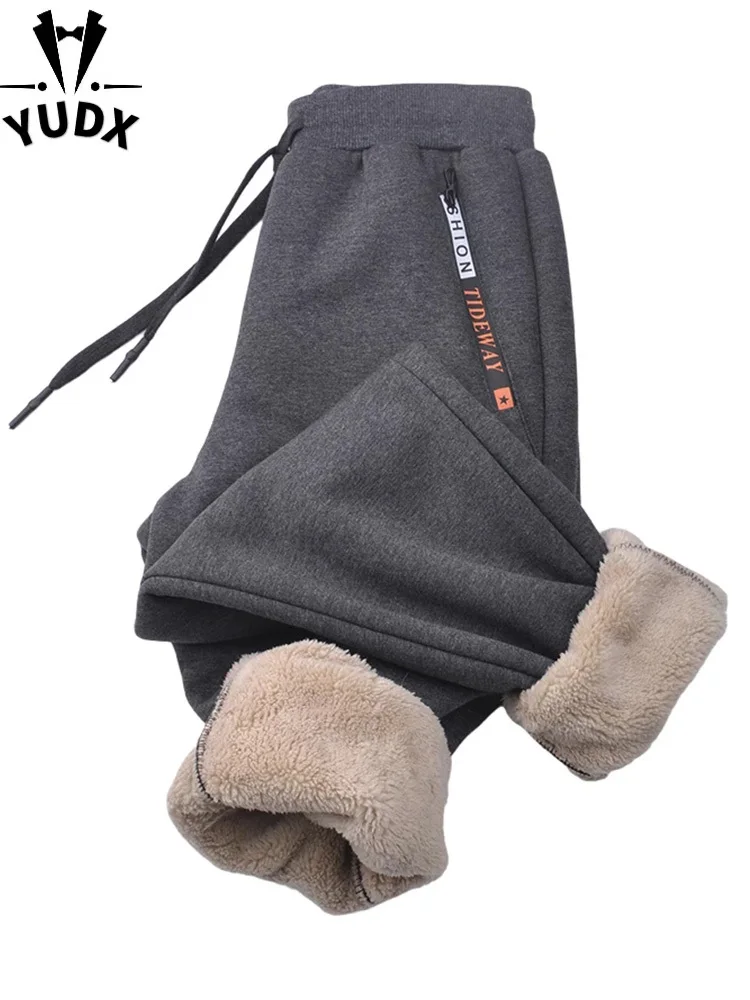 

Зимние плотные теплые флисовые рандомные Спортивные Повседневные тренировочные брюки, Женский размер 6XL 7XL 8XL