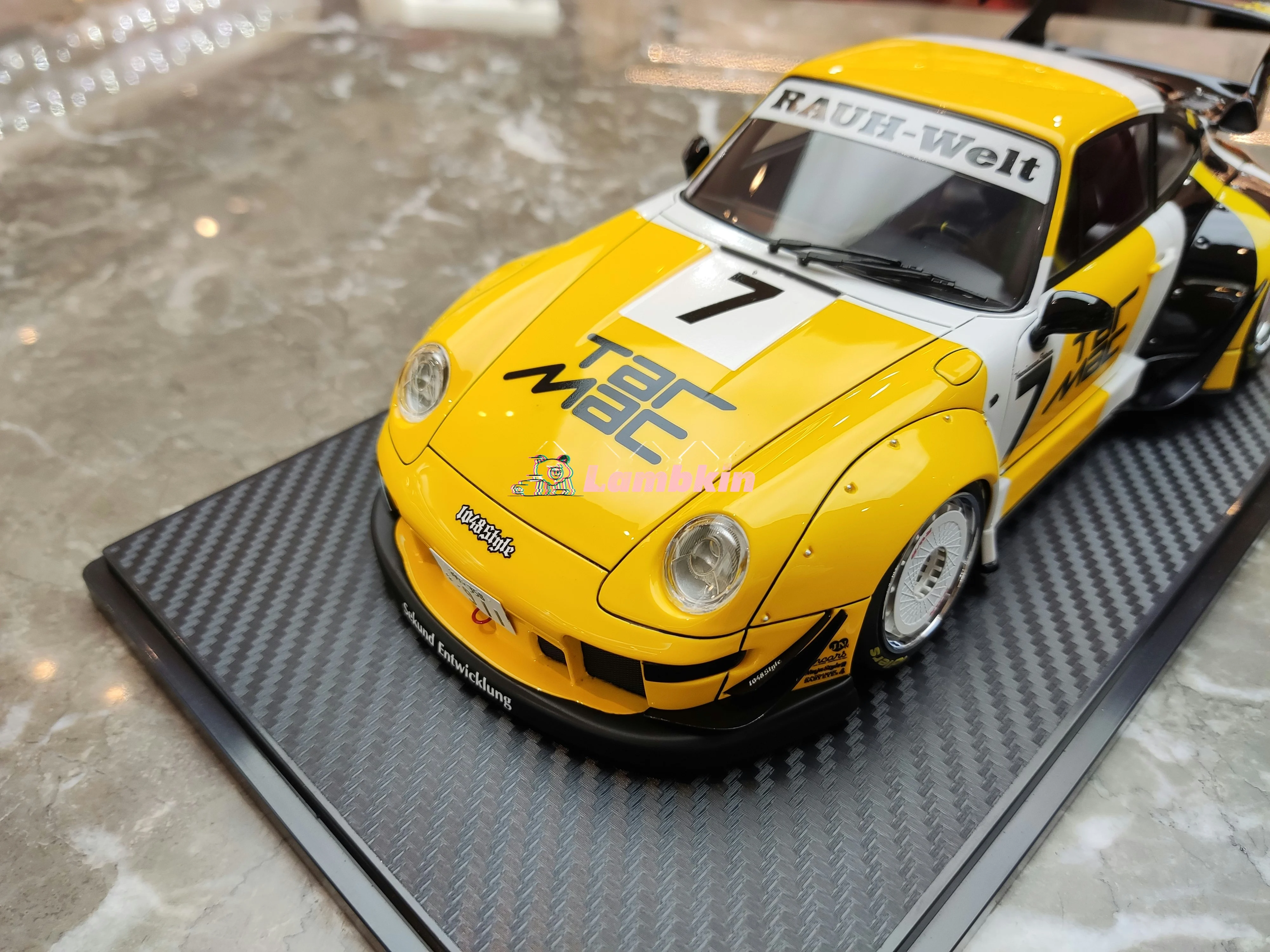 TM IG co-фирменные масштабы 1/18 для 911 993 RWB копия искусственных подарков миниатюрные