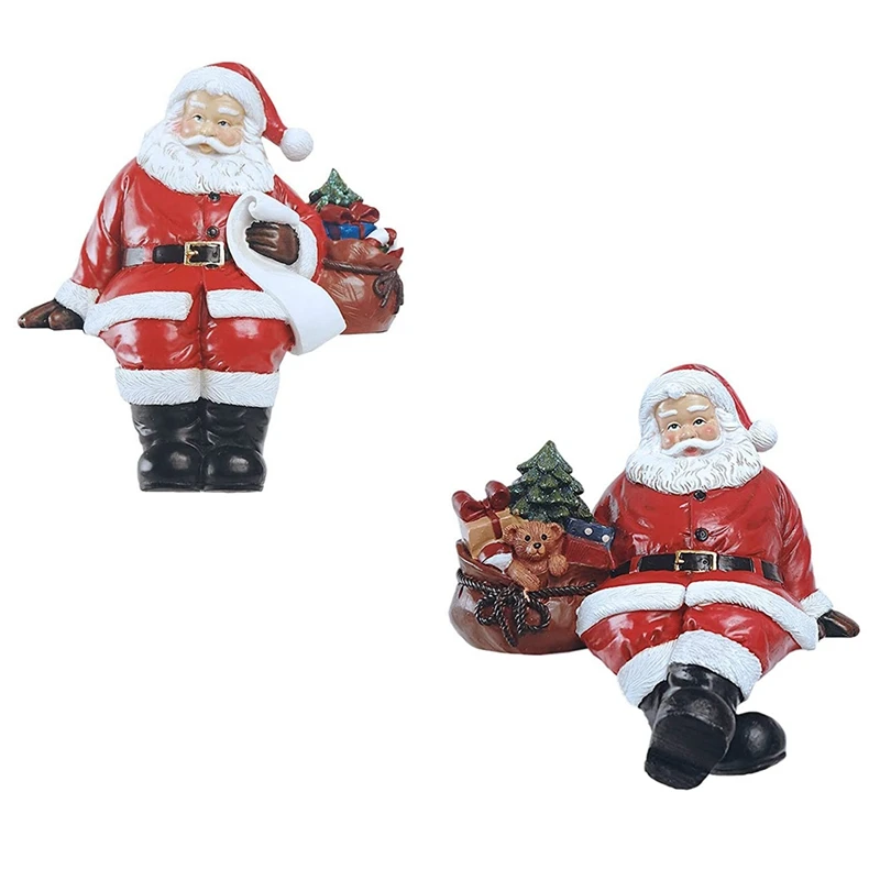 

Nordic Creative Santa Claus Resin Crafts Home Living Room Desktop Decoration Ornaments Christmas Gifts