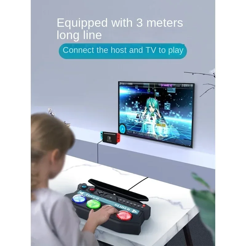 Подходит для переключателя/NS ПК Hatsune Miku аркадного ручного контроллера