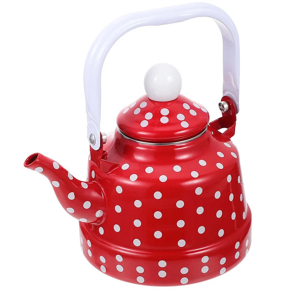 

Kettle Tea Teapot Coffee Pot Teakettle Water Enamel Stovetop Whistling Kitchen Fruit Warmerthermal Retro Induction