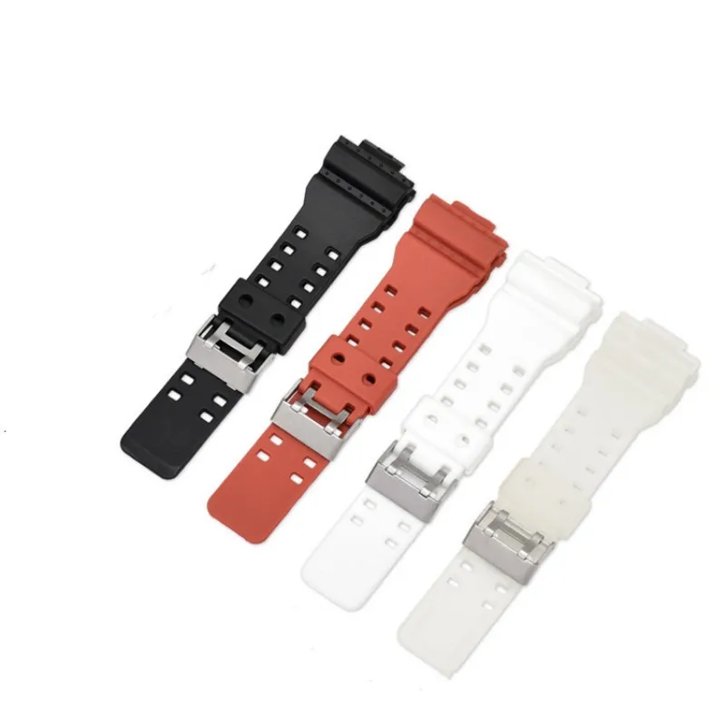 Фото Ремешок силиконовый для Casio G Shock GD-100 GA100/110/120/GD100/120/GA300, резиновый браслет для часов, 16 мм, аксессуары №2