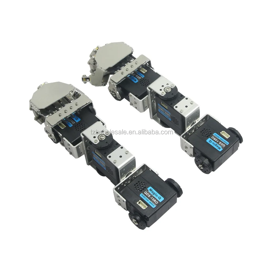 Человеческий робот левая рука правая с пальцами манипулятор и сервопривод для DIY