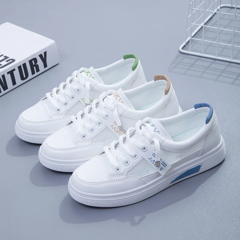 

Mesh breathable white shoes women's new fashion sneakers flat hollow women's shoes casual shoes sneakers women shoes