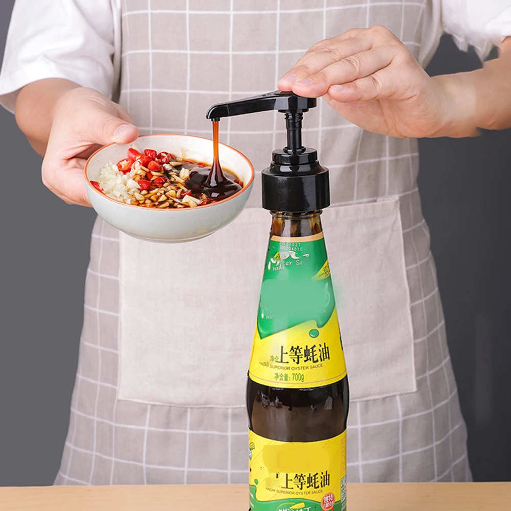 

Syrup Bottle Nozzle Pressure Oil Sprayer Household Pumps Push-type Kitchen Portable Tools Bottles Stopper Dispenser Hot Sell