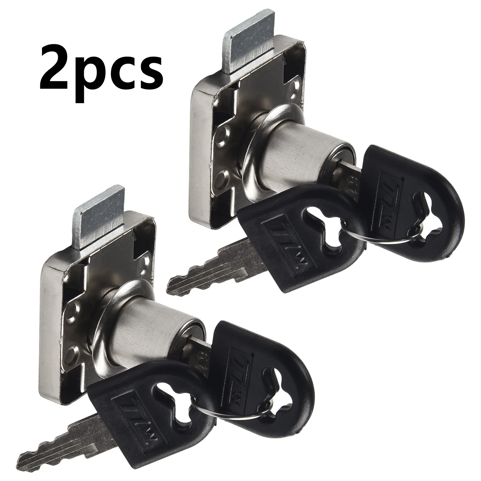 

2PCS QqqqqqqqqqqFurniture Drawer Lock Desk Wardrobe Cabinet Door Locks Bedside Bookcase Cam Lock Matching Key For Hardware Tools