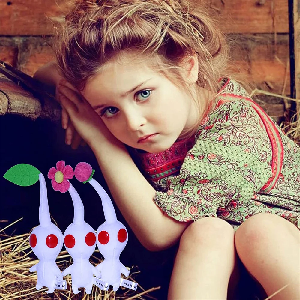 Плюшевая игрушка Pikmin мультяшная игра плюши Олимар цветок бутон лист милая